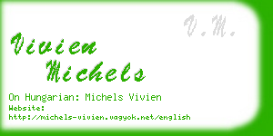 vivien michels business card